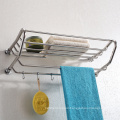 Hotel style chrome brass bathroom accessories double towel bar